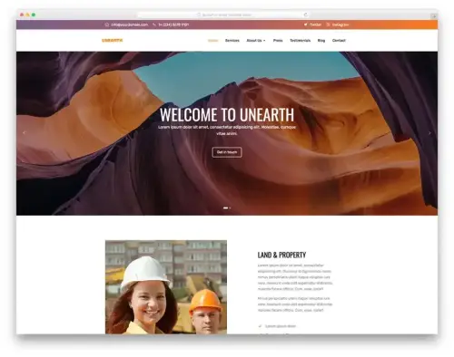 Unearth - Template