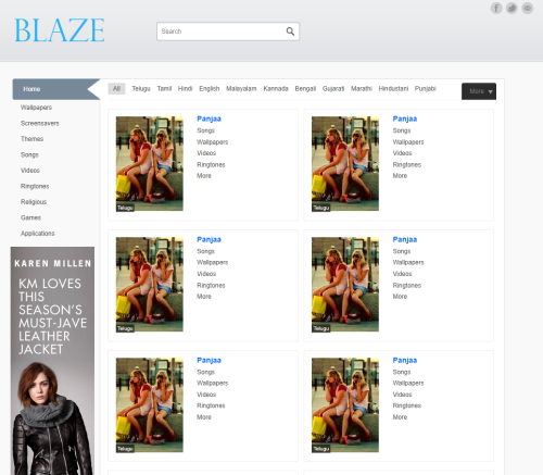 Blaze-Web Template