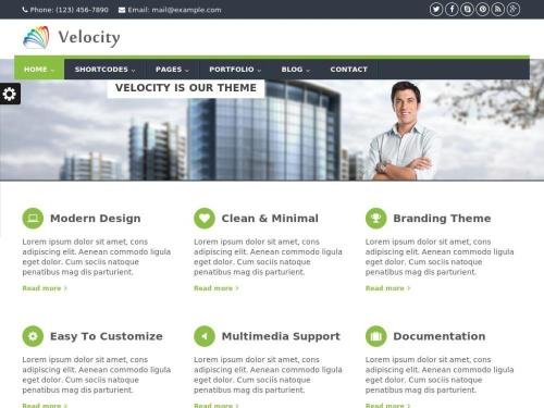 Velocity (Free Template)