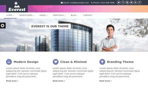 Everest (Free Template)