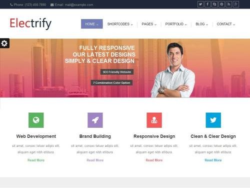 Electrify (Free Template)