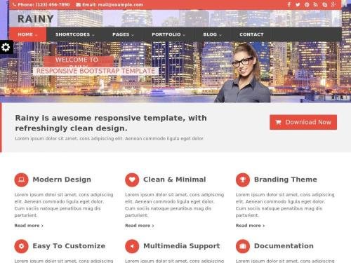 Rainy (Free Template)