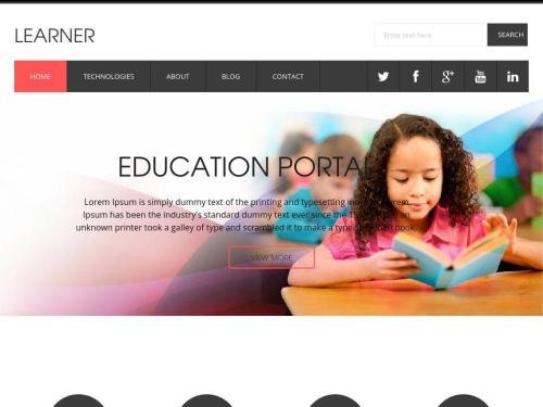 Learner (Free Template)