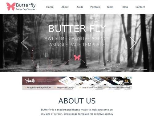 Butterfly (Free Template)