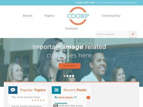 Coorp (Free Template)