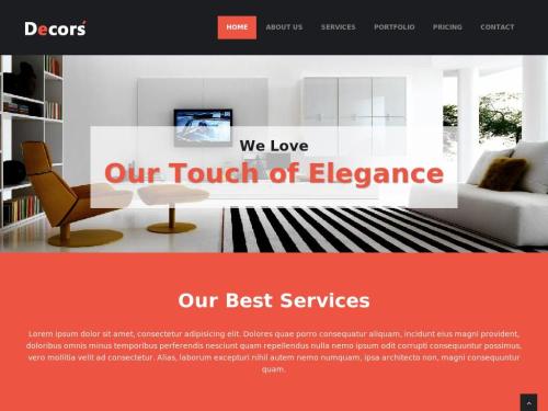 Decors (Free Template)