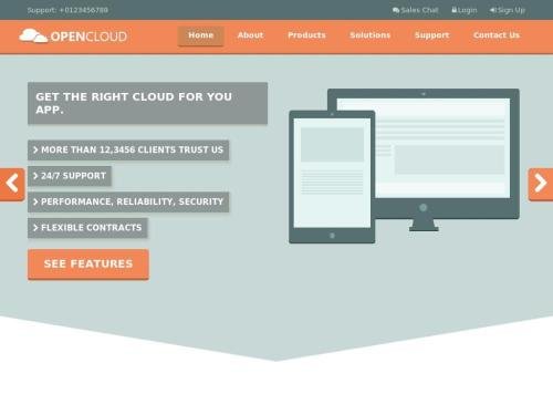 Open Cloud (Free Template)