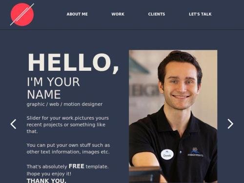 Onepage Portfolio (Template)