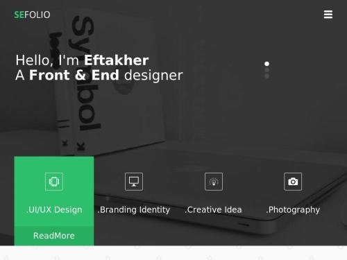 SeeFolio (Free Template)