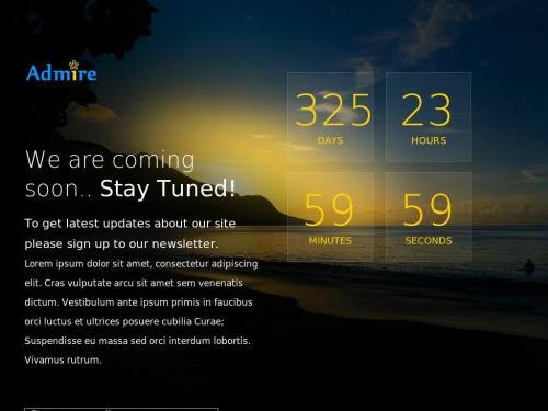 Admire (Free Template)