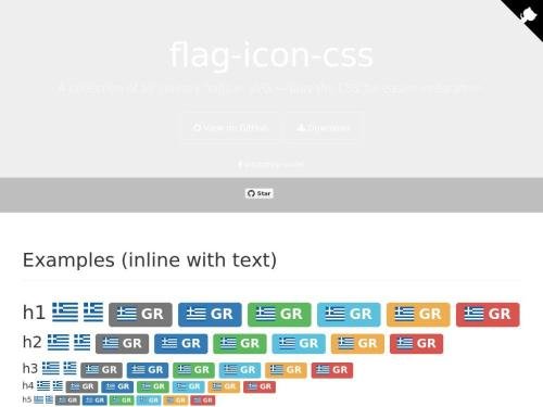 Flag Icon CSS