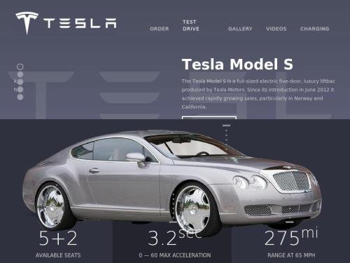 Tesla (Free Template)
