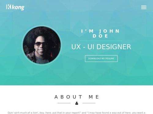 Kong (Free Template)