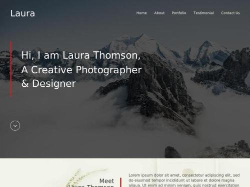 Laura (Free Template)