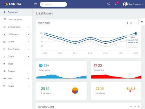 Admina (Free Template)