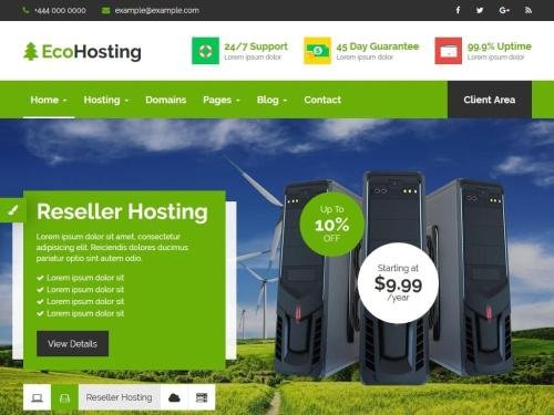 EcoHosting (Template