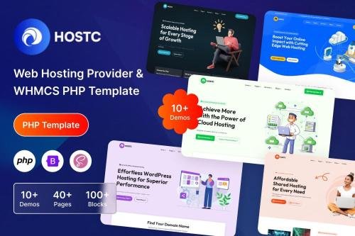 Hostc - WHMCS Web Template