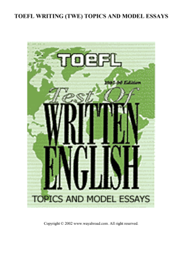 TOEFL