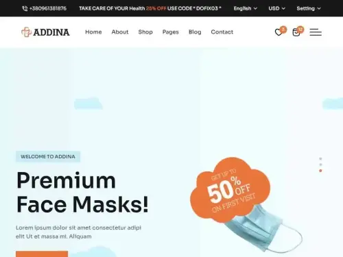 Addina - eCommerce Template