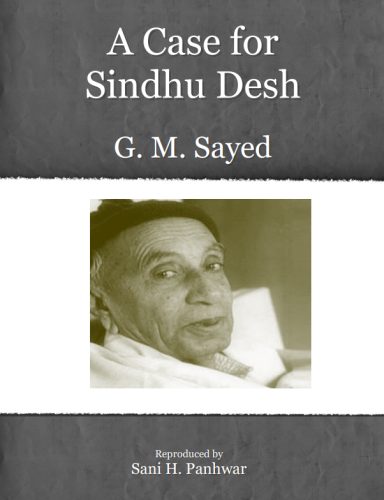 A Case for Sindhu Desh G. M. S