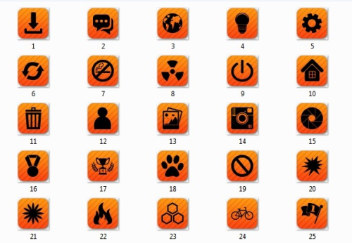 Icons for the site