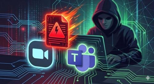Hacker sending fake meetings on Zoom and Teams