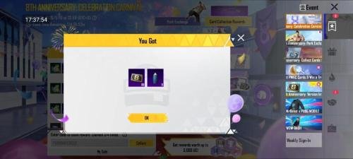 8th Anniversary Celebration Event CODE