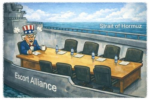 No friend indeed #US #Hormuz