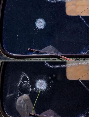 Works by Iraqi artist Mohllad Habib